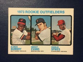 1973 Topps Dwight Evans Rookie 614 Boston Red Sox