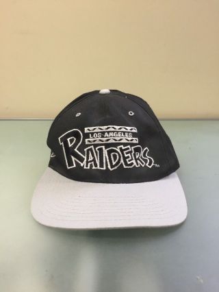 Vintage Los Angeles La Raiders Annco Mlb Snapback Hat Cap