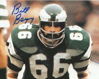 Bill Bergey Autographed Signed 8 " X 10 " Photo Philadelphia Eagles