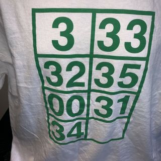Paul Pierce Jersey Number Retirement Night Banner T Shirt Boston Celtics Mens Xl