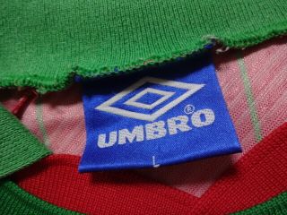 Wales 100 Soccer Football Jersey Shirt L 1994/95 Home umbro 3
