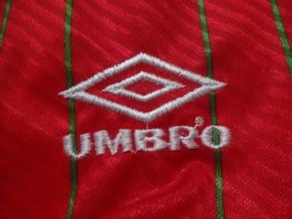 Wales 100 Soccer Football Jersey Shirt L 1994/95 Home umbro 6