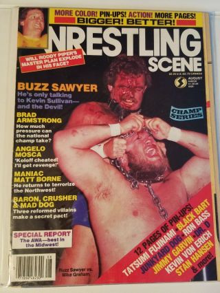Wrestling Scene - Buzz Sawyer - August 1984