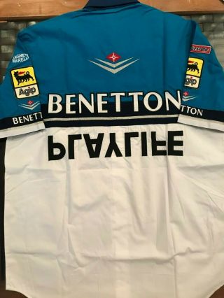 Authentic 1999 Mild Seven Benetton Playlife F1 Team Issue Shirt - British GP 4