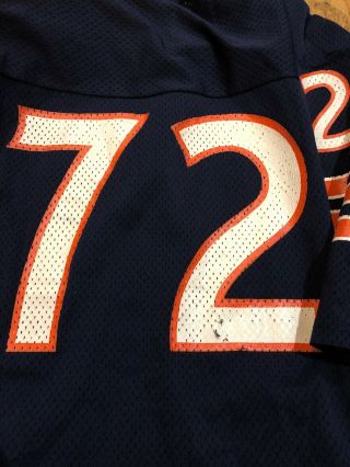 Vintage William Refrigerator Perry 72 Chicago Bears Sand - Knit NFL Jersey XXL 4
