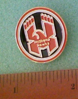 Hockey Pin - Hobbema Hawks Logo