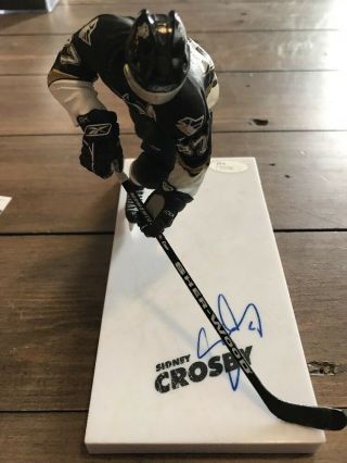 Jsa Sidney Crosby Signed Nhl Series 12 Mcfarlane Pittsburgh Penguins
