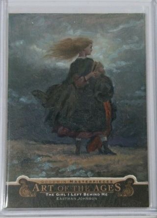 2019 Goodwin Champions 1/1 Art Of The Ages Eastman Johnson Girl I Left Behind Me
