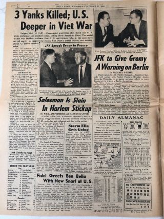 Yankees Win World Series - 1962 York Daily News Newspaper 4