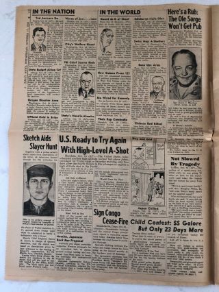 Yankees Win World Series - 1962 York Daily News Newspaper 8