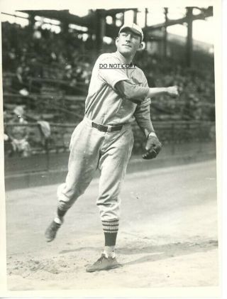 1931 St.  Louis Cardinals Pitcher Flint Rhem Type 1 Photo 6x8
