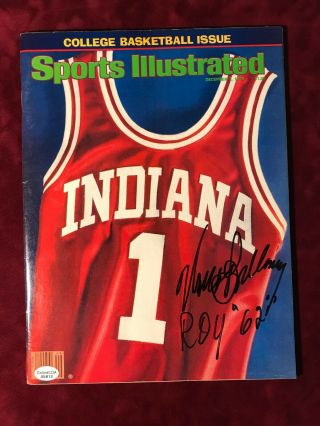 Walt Bellamy Autographed Indiana University Sports Illustrated Roy 62 With