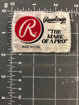 Rawlings R Logo Patch Tag Sportswear Major League Baseball Mlb The Mark Of A Pro