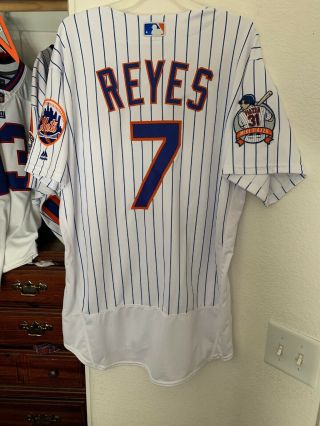 Jose Reyes York Mets Authentic Majestic Jersey Size 48 Xl Flex Base Piazza
