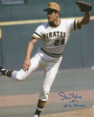 Steve Blass Autographed Signed 8 X 10 Photo Pittsburgh Pirates