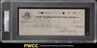 Al Ringling Signed Autographed Check Auto Psa/dna Auth (pwcc)