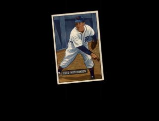 1951 Bowman 141 Fred Hutchinson Vg - Ex D869403