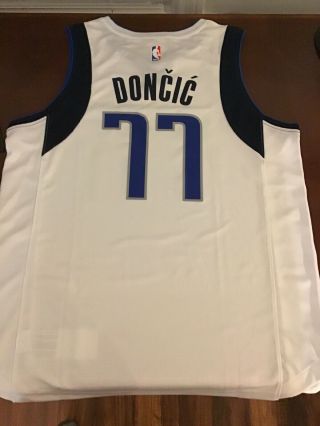 Luka Doncic and Dirk Nowitzki Autographed Dallas Mavericks Jersey 2