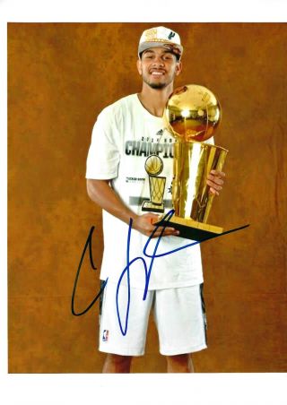 Cory Joseph Auto Autographed 8x10 Photo Signed W/coa Proof San Antonio Spurs 2