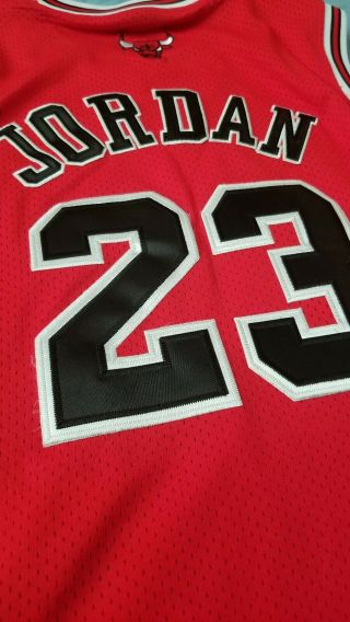 100 Authentic Michael Jordan Mitchell Ness 97 98 Finals Bulls Jersey Size 48 XL 2