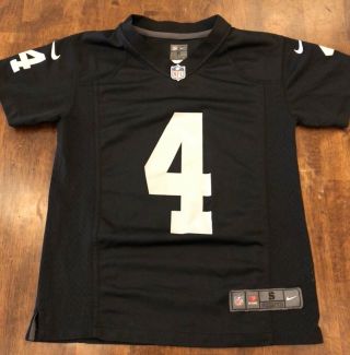 Oakland Raiders Youth Jersey Carr 4 Las Vegas S Small Nike And Pants