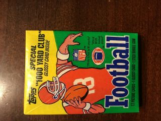 (1) 1986 Topps Football Wax Pack