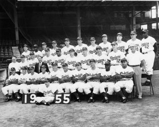 1955 Brooklyn Dodgers World Series Champions Champs Glossy 8x10 Photo Poster