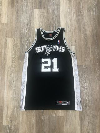 Nike Tim Duncan San Antonio Spurs Nba Jersey Men’s Xl Black