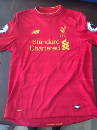 Liverpool 15/16 Home Football Futbol Soccer Shirt Jersey Camiseta 10 Coutinho