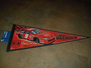 Bill Elliott Pennant Nascar 9 Banner Racing Dodge $$$