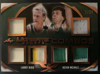 2019 Leaf Ultimate Sports Larry Bird/kevin Mchale Game Patch /25