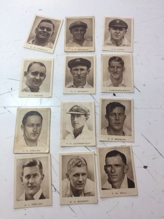 Scarce Cricket Cards 1934 3/4 Set Patrol Tobacco