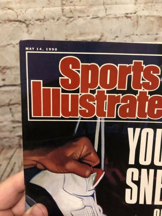 Sports Illustrated May 14,  1990 Your Sneakers or Your Life with label 3