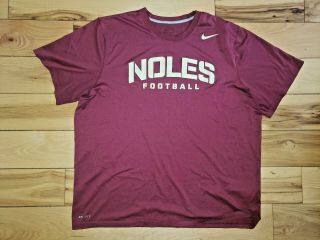 Mens Nike Florida State Seminoles Noles Short Sleeve T - Shirt Size XXL 2XL FSU 2