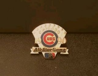 1990 All - Star Game Press Pin - Wrigley Field,  Chicago