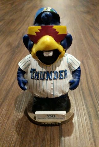 Trenton Thunder Boomer Mascot Yankees Sga Bank Figure Stadium Give Away Statue