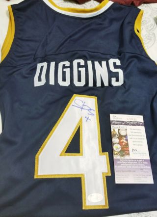Skylar Diggins Signed Custom Notre Dame Jersey Size L In Person Jsa Certified