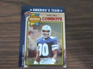 2004 Topps Fan Favorites Chrome 84 Tony Hill Card Dalas Cowboys (b2) 177/499