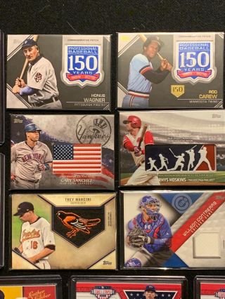 MLB 16 Card Relic And Relic Auto Lot 3