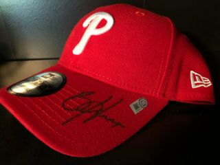 Bryce Harper Philadelphia Phillies Signed Hat Mlb Cert