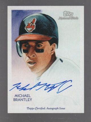 Michael Brantley Autograph Rc Houston Astros 2010 Topps National Auto Baseball