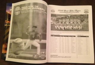 2014 Little League World Series Official Souvenir Program w/ Insert of the teams 4