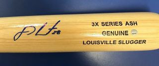 J.  D.  Martinez Autographed Bat Louisville Slugger 3x Series Ash Steiner Sports