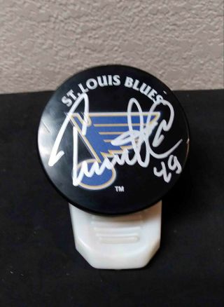 Ivan Barbashev Signed Official Licensed Nhl St Louis Blues Hockey Puck - Champs