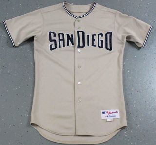 2010 Authentic Majestic San Diego Padres Road Sand Team Issued Jersey Size 42