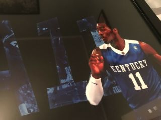 John Wall Signed 11x14 Kentucky Wildcats Photo Framed Autograph w/Proof 4