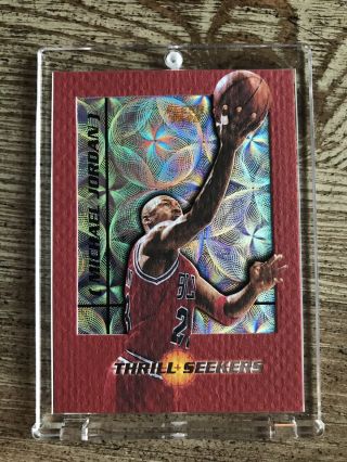 Michael Jordan 1997 - 98 Fleer Thrill Seekers 7