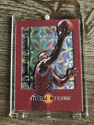 Michael Jordan 1997 - 98 Fleer Thrill Seekers 7 2