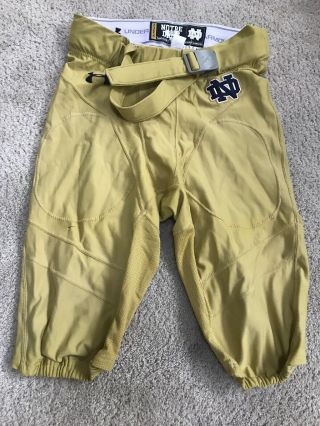 2014 Team Issued Notre Dame Football Under Armour Pants 63