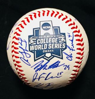 2019 Michigan Wolverines Signed Autograph Cws Baseball College World Series